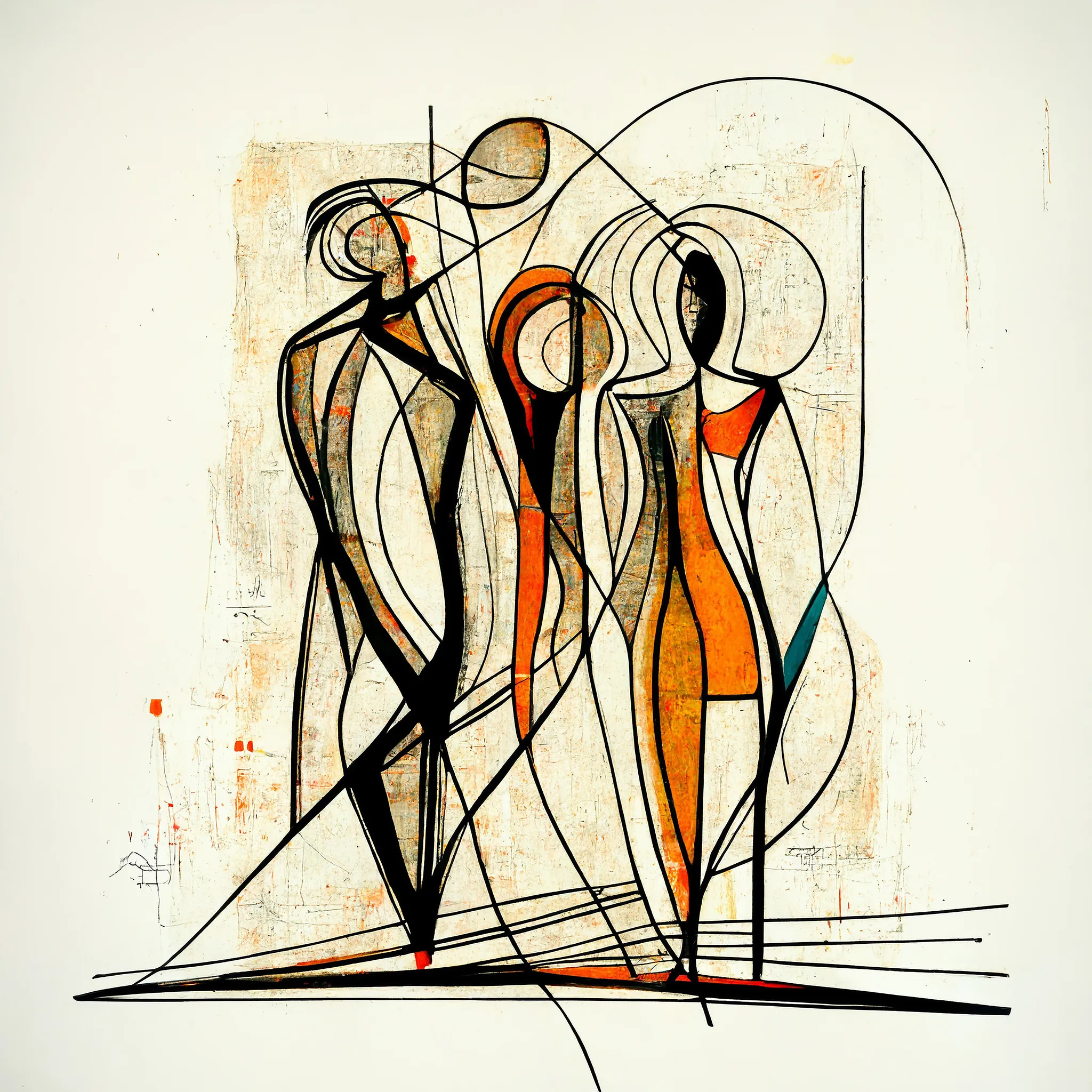 Abstract Isolated Figures