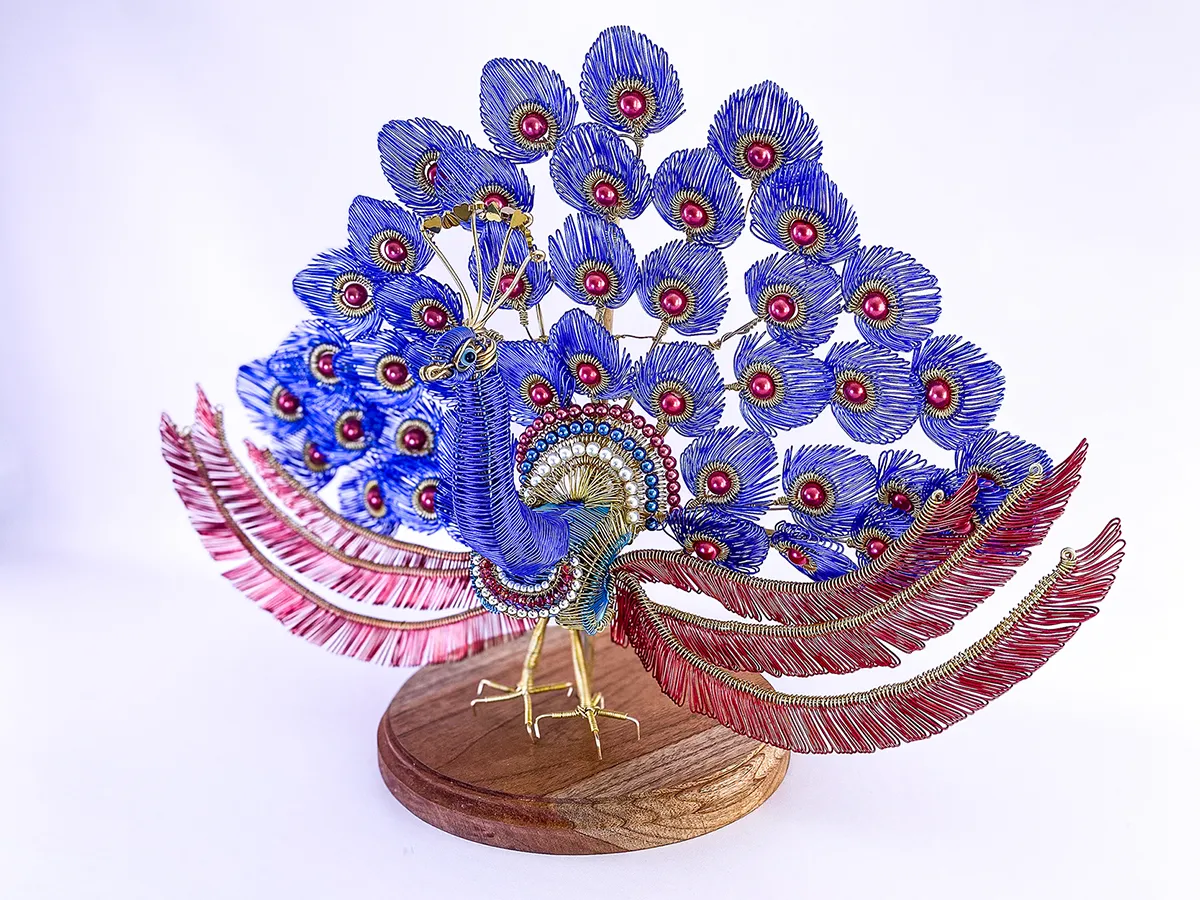 Pavo Real Azul
